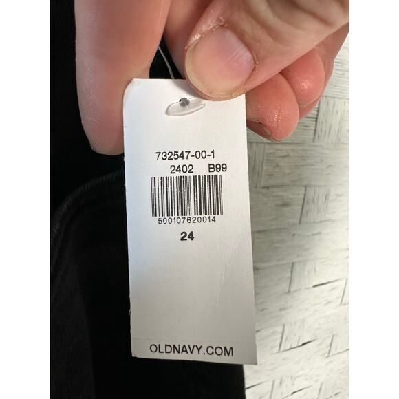 Old Navy women’s black jeans mid rise OG straight casual denim Goth plus size - Picture 5 of 11